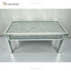 Mesa Lateral WXF-160 Café Triturado Diamante Brilhante para Sala de Estar