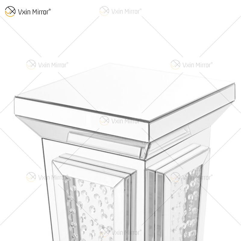 Mesa de cabeceira espelhada personalizada sob medida sofás mesas laterais para móveis domésticos WXF-2122