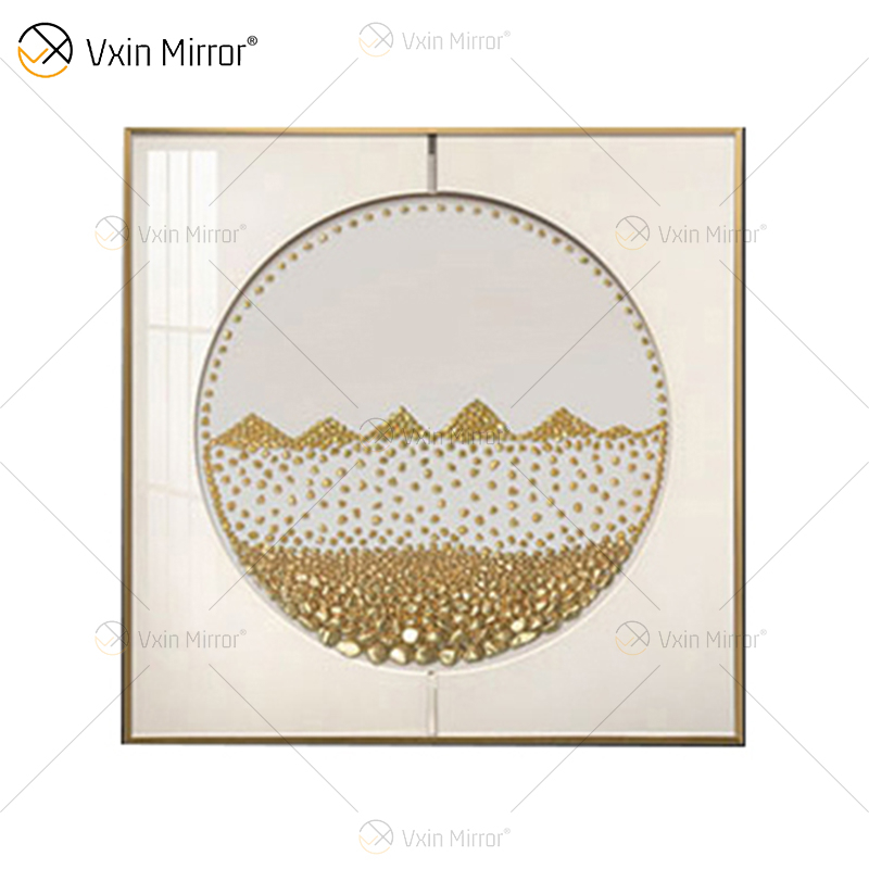 Design especial Vxin WXPA-016 Metal Wall Art Decor Decoração de Casa Luxo Sala de Estar Emoldurado Impressão em Tela para Casa Conjunto para Venda