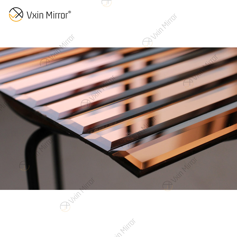 Espelho de borda chanfrada sob encomenda moderna telha cerâmica lobby decoração de parede para casa venda imperdível espelho para decoração de parede decoração para casa