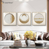Incrível qualidade Vxin WXPA-017 Metal Wall Art Decor Peças de Decoração para Casa Luxo Sala de Estar Emoldurada para Casa Conjunto para Venda