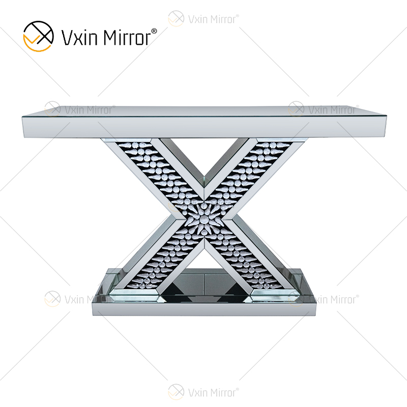 Venda imperdível China Produto WXF-087 Mesa de sala de estar moderna mesa de console dourada