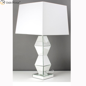 Novo design WXTL-005 Moderno Móveis de Quarto Prata Lâmpada Espelho Com Abajur Lâmpada Espelho