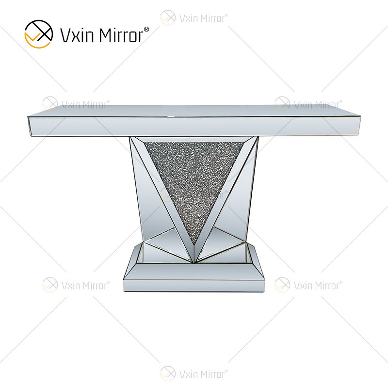 Móveis de sala de estar modernos baratos Vxin decoração de casa Crush Diamond conjunto de móveis de luxo espelho mesa console
