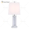 Lâmpada de espelho de mesa Vxin WXTL-142 cristal prata elegante LED 3 cores luz LED para quarto