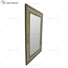 Atacado WXM-1759 Gold Factory Supply Design Decore 3 Cores Esmagado Diamond Móveis Espelhos Decoração Sala de estar Espelho de parede