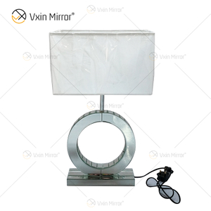 Fornecimento de fábrica WXT-005 moderno candeeiro de mesa prateado para espelho de quarto