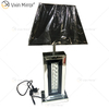 Fornecimento de fábrica WXTL-143 moderno candeeiro de mesa prata moldura preta com abajur para lâmpada espelho de quarto