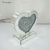 Decoração para casa Fornecimento de fábrica Vxin Mesa Lateral WXF-155 Prata Esmerilhada Diamante Mesa Lateral Espelho