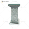 Venda imperdível WXF-979 Mesas Laterais Espelho para Sala de Estar Moderna Mesa Lateral Diamante Triturado Retângulo
