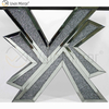 Vxin Miorror WXF-067 Fornecimento de Fábrica Elegante Mesa de Console de Vidro Mental Mesa Colsole Prata Barato Hotel