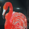 Vxin WXMA-57 Cristal Porcelana Pintura Resina Flamingo Moldura Coberta Espelho Decorativo Arte de Parede