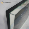 Nevina Decoração de Parede Cristal Macieira Moldura Espelhada Espelho Biselado Moldura de Arte de Parede Cristal Forma Retangular para Sala de Estar