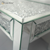 Mesa Lateral WXF-160 Café Triturado Diamante Brilhante para Sala de Estar