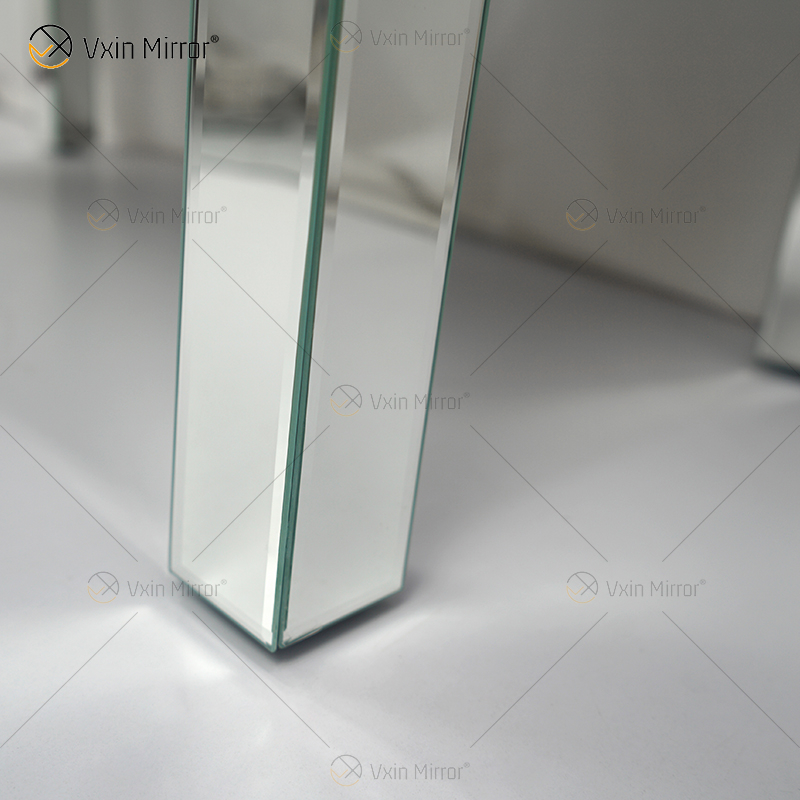 Mesa Lateral WXF-160 Café Triturado Diamante Brilhante para Sala de Estar