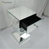 Mesa de extremidade Vxin de fornecimento de fábrica WXF-157 Prata Esmaltada Diamante Espelho Mesa Lateral com Gaveta