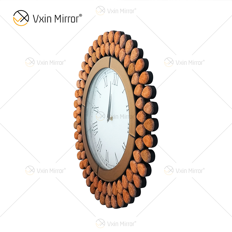 Novo design de joias WXMC-076 Relógio espelhado decorativo prata moderno