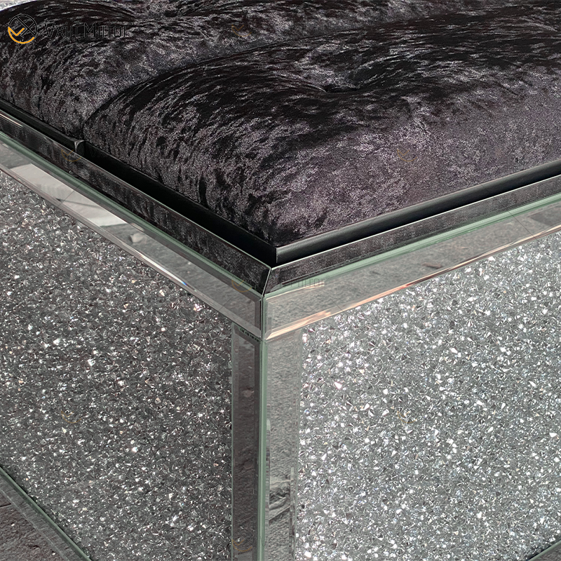 Novo Design WXF-612 Moderno Brilhante Espelhado Suportes de TV para Sala de Estar Conjunto com Sofá