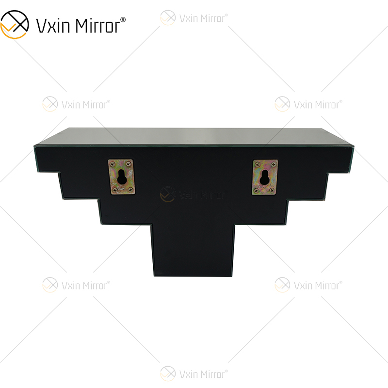 Vxin Factory Supply WXS-007-2 Prata Decoração de Parede Prateada Vidro Prata e Espelho de Cristal Prateleira de Parede para Parede