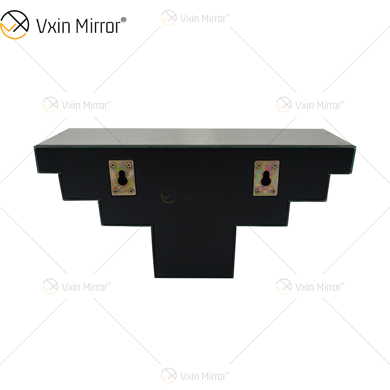 Vxin Factory Supply WXS-007-2 Prata Decoração de Parede Prateada Vidro Prata e Espelho de Cristal Prateleira de Parede para Parede