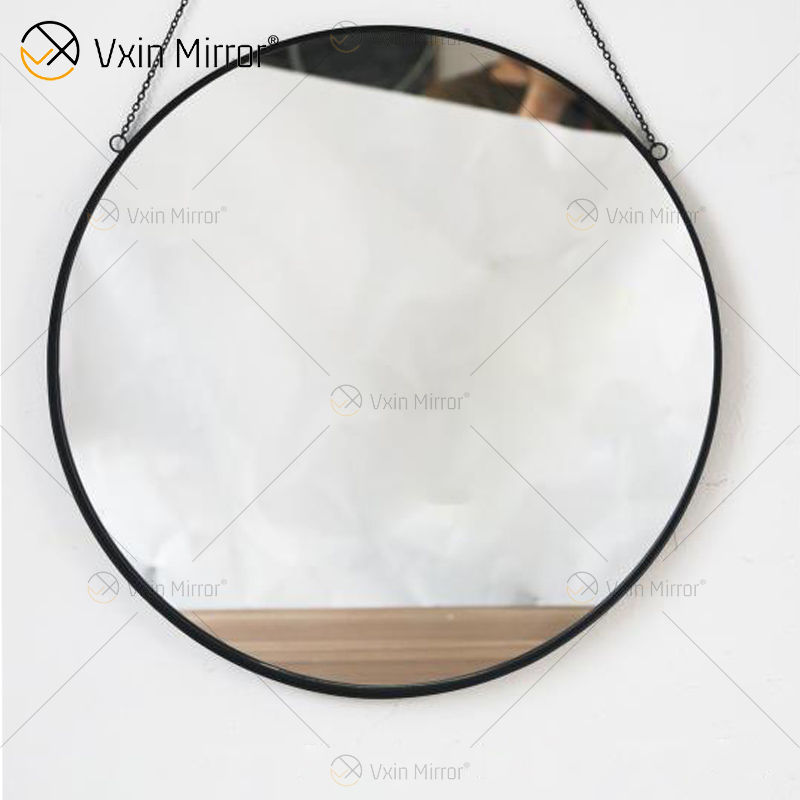 Golden Vxin Decoração de Parede Exclusivo Moldura de Metal Dourada Espelhos Decorativos Luxo Simples e Elegante Espelho de Parede