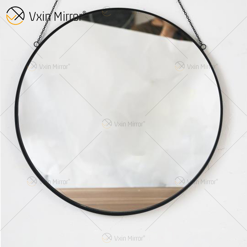 Golden Vxin Decoração de Parede Exclusivo Moldura de Metal Dourada Espelhos Decorativos Luxo Simples e Elegante Espelho de Parede