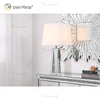 Novo design WXT-148 Cristal Esmagado Diamantes Espelho Lâmpada para Sofás de Sala de Estar