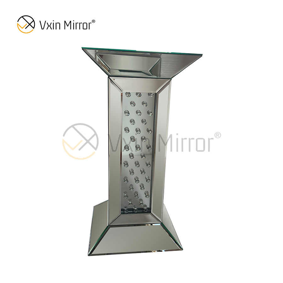 Mesa lateral Vxin Móveis Espelhados WXF-764 Moderno Elegante Cristal Diamante