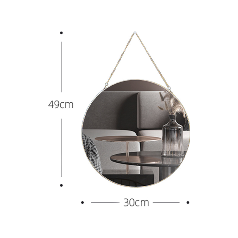 Golden Vxin WXM-0307 Decoração de Parede Exclusivo Moldura de Metal Dourada Espelhos Decorativos Espelho de Parede Luxo