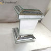 Espelho Vxin WXF-725 Moderno Retângulo Diamante Espelhado Mesa Lateral Espelho 3D Mesa Lateral para Sala de Estar