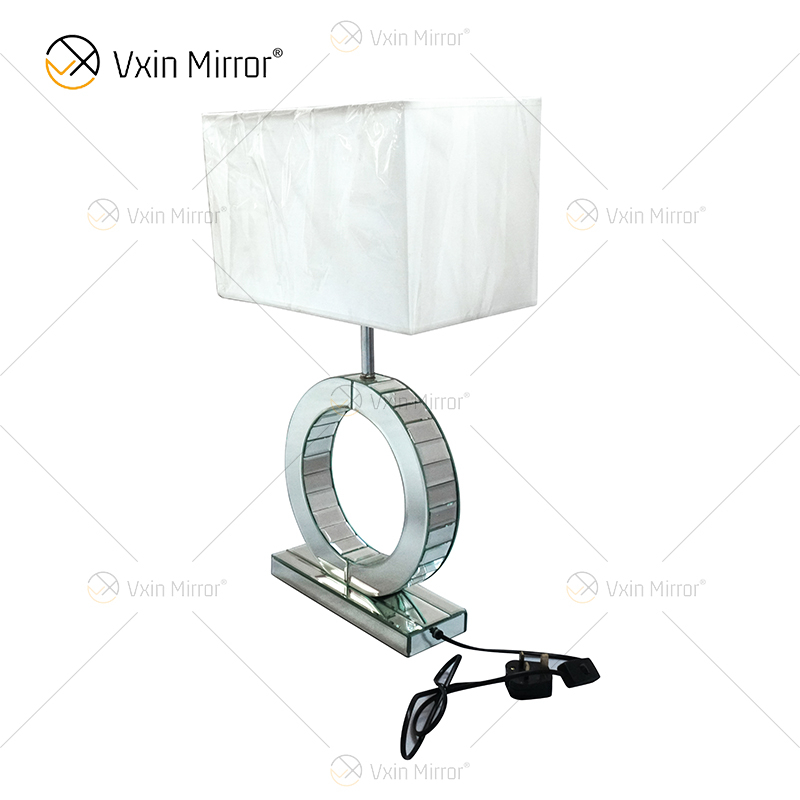 Fornecimento de fábrica WXT-005 moderno candeeiro de mesa prateado para espelho de quarto