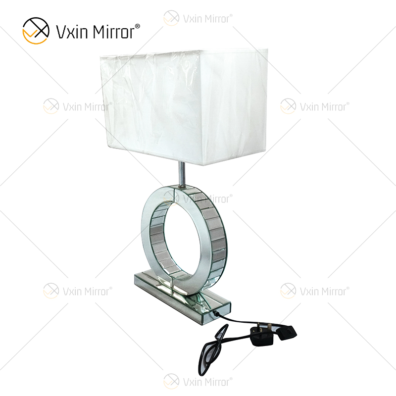 Fornecimento de fábrica WXT-005 moderno candeeiro de mesa prateado para espelho de quarto