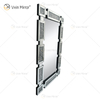 Retângulo Novo Design Vxin WXM-1149 Decoração de Parede Prata Diamante Pendurado Espelho de Parede Espelho de Parede