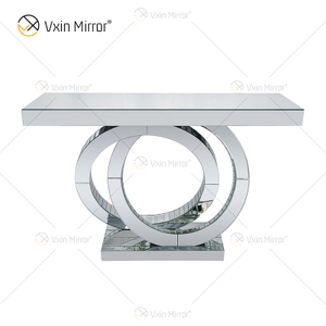 Novo estilo WXF-536 mesa de console 2022 corredor luxo prata mesas de console
