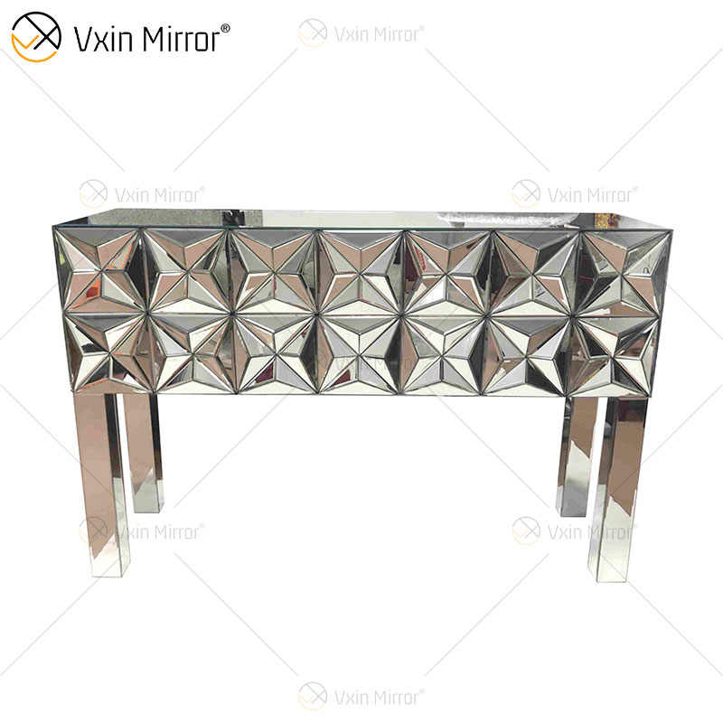 Mesa de centro com móveis para sala de estar moderna mesa de centro espelhada