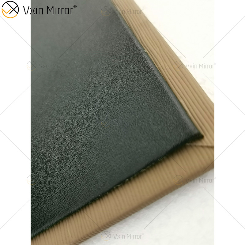 Vxin Espelho WXB-003 Caixa de lenços de couro de luxo marrom madeira para decoração de casa