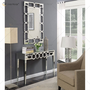 Mesa de console de vidro para sala de estar de vidro para sala de estar moderna e famosa fornecedor da China