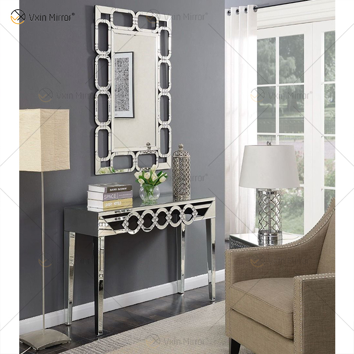 Mesa de console de vidro para sala de estar de vidro para sala de estar moderna e famosa fornecedor da China