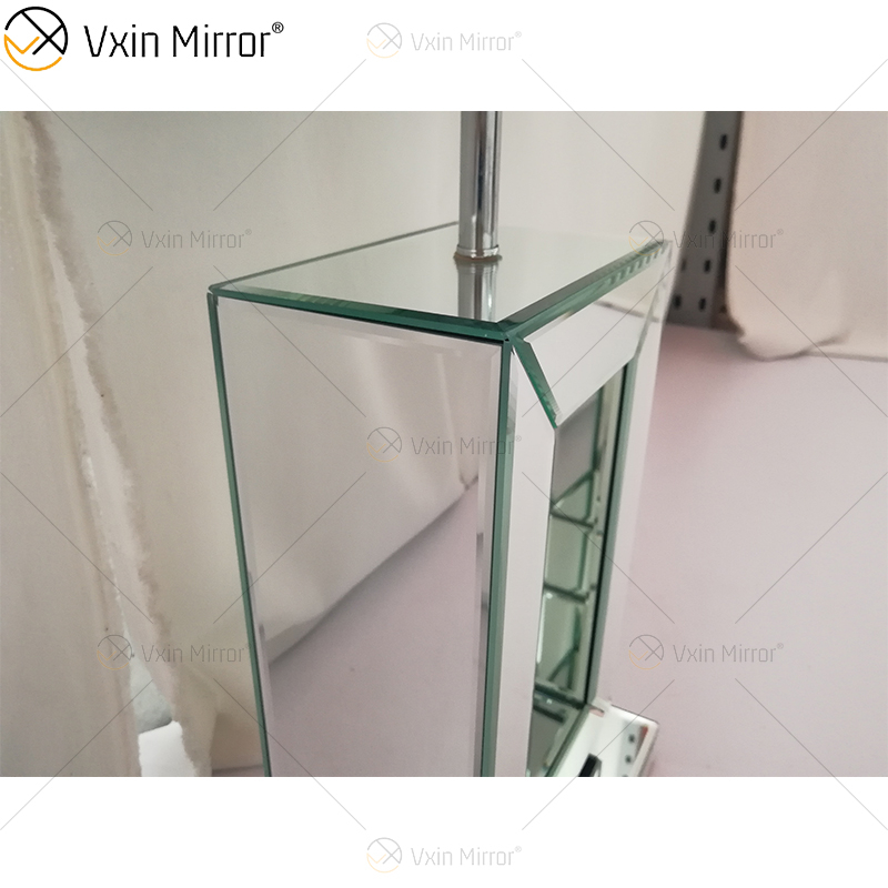 Vxin Supply WXTL-060 Moderno Lâmpada Espelho Prata Cristal Esmagado para Quarto