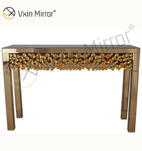 Vxin WXF-049 OEM Factory Chinese Factory Espelho Estreito Mesa Console Com Pernas Longas