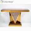 Móveis de sala de estar modernos baratos Vxin decoração de casa Crush Diamond conjunto de móveis de luxo espelho mesa console
