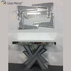 Bom fornecedor Vxin Home Decor V Móveis Prateados Modern Crush Diamond Console Mesa Com Espelho Moderno