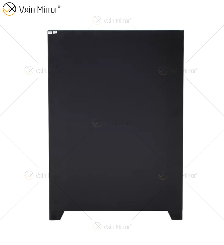 Mesa de cabeceira Vxin Crystal Decor WXF-746 Prata Tallboy Crystal com cinco gavetas para quarto