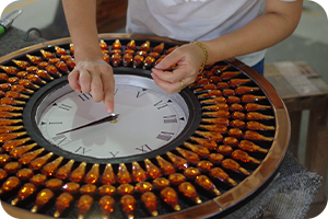 Rel&oacute;gio do espelho